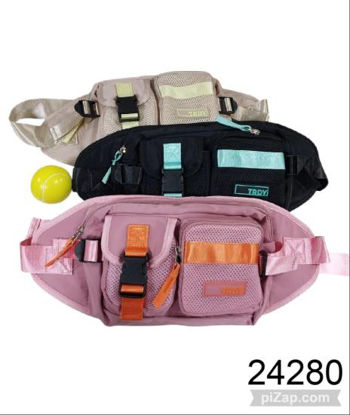 Imagen de RIÑONERA DOBLE BOLSILLO C/ BROCHE 3.25